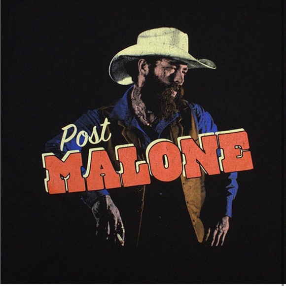 Post Malone Oversized Graphic T-Shirt Unisex - Picture 3 of 5